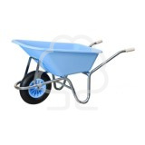 Carriola Gardenia colore azzurro con telaio zincato