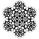 Fune forestale in acciaio martellata da 9 mm - 156 fili - Bobina 100 mt