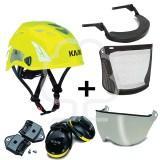 Casco elmetto forestale Kask Plasma HIVIZ - EN 397 - Step V Silver