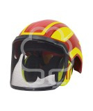 Casco elmetto forestale Pfanner Protos - EN 397 - Rosso/Giallo